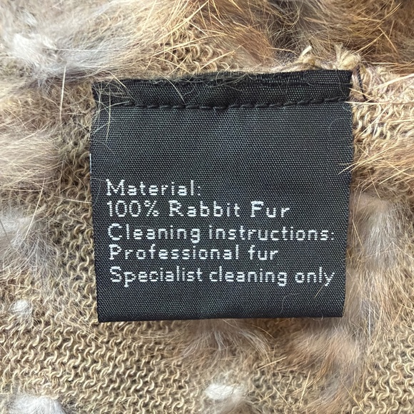 Henig Fur 100% Rabbit Fur - Picture 3 of 3